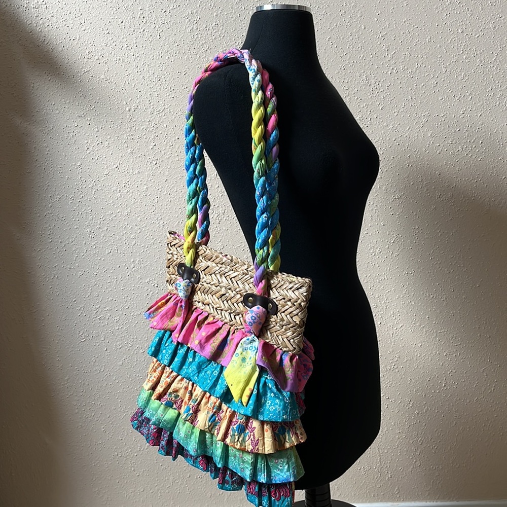 EUC Blue Miami shoulder bag